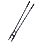 Post Hole Digger, Heavy Duty Post Hole Digger with Carbon Steel Handle, Manual Hole Digger with Scale Markings and Metal Blade, Post Hole Digger Tool for Digging Gardening Outdoors, 1460 mm