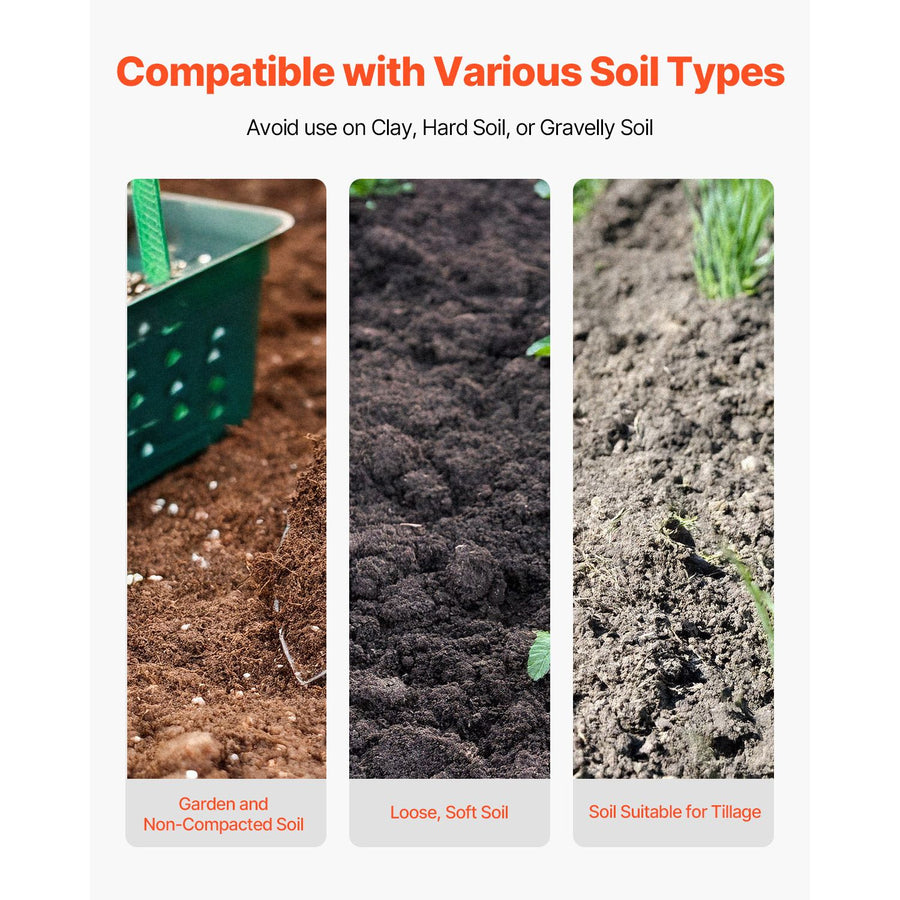 Post Hole Digger, Heavy Duty Post Hole Digger with Carbon Steel Handle, Manual Hole Digger with Scale Markings and Metal Blade, Post Hole Digger Tool for Digging Gardening Outdoors, 1460 mm