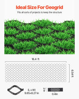 VEVOR Ground Grid 2-Inch Depth Geocell Grid 16.4x6.5FT / 5000x1980mm for Gravel - Side View