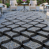 VEVOR Ground Grid 2-Inch Depth Geocell Grid 16.4x6.5FT / 5000x1980mm for Gravel - Low Angle