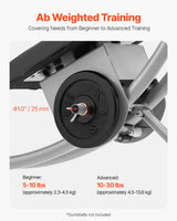 VEVOR AB Workout Machine Equipment Home Gym Core Abdominal Trainers Adjustable - Top-Down View