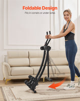 VEVOR AB Workout Machine Equipment Home Gym Core Abdominal Trainers Dual-track - Rear View