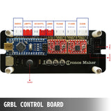 VEVOR CNC 3040 15000MW CNC Machine 395(X) x 285(Y)Mm Effective Working Area 3040 CNC Router Machine GRBL Control CNC Laser Engraver Machine with 2 Axis Milling Router - 45-Degree Angle