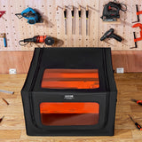 VEVOR Laser Engraver Enclosure 800 x 800 x 500 mm Fireproof Protective Cover - Low Angle