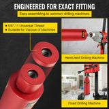VEVOR Dry Diamond Core Drill 2.5"/ 63mm Dia. Hole Cutter for Concrete Masonry
