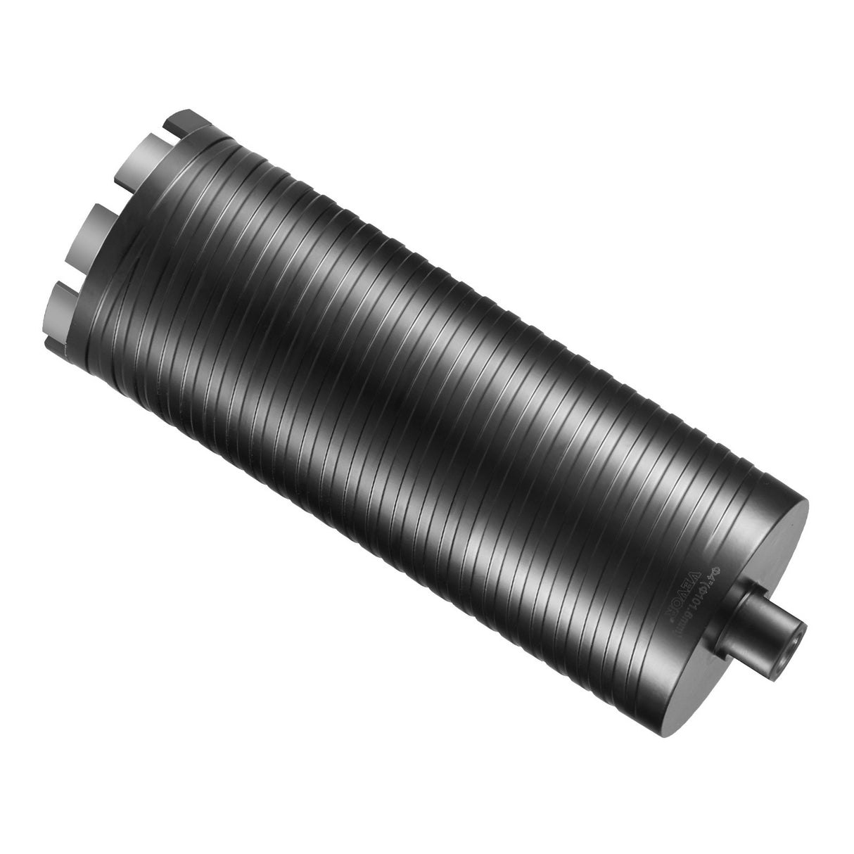 VEVOR Core Drill Bit, 4" Wet/Dry Diamond Core Drill Bits for Brick and Block, Concrete Core Drill Bit with Pilot Bit Adapter and Saw Blade, 9.5" Drilling Depth, 5/8"-11 Inner Thread, Laser Welding