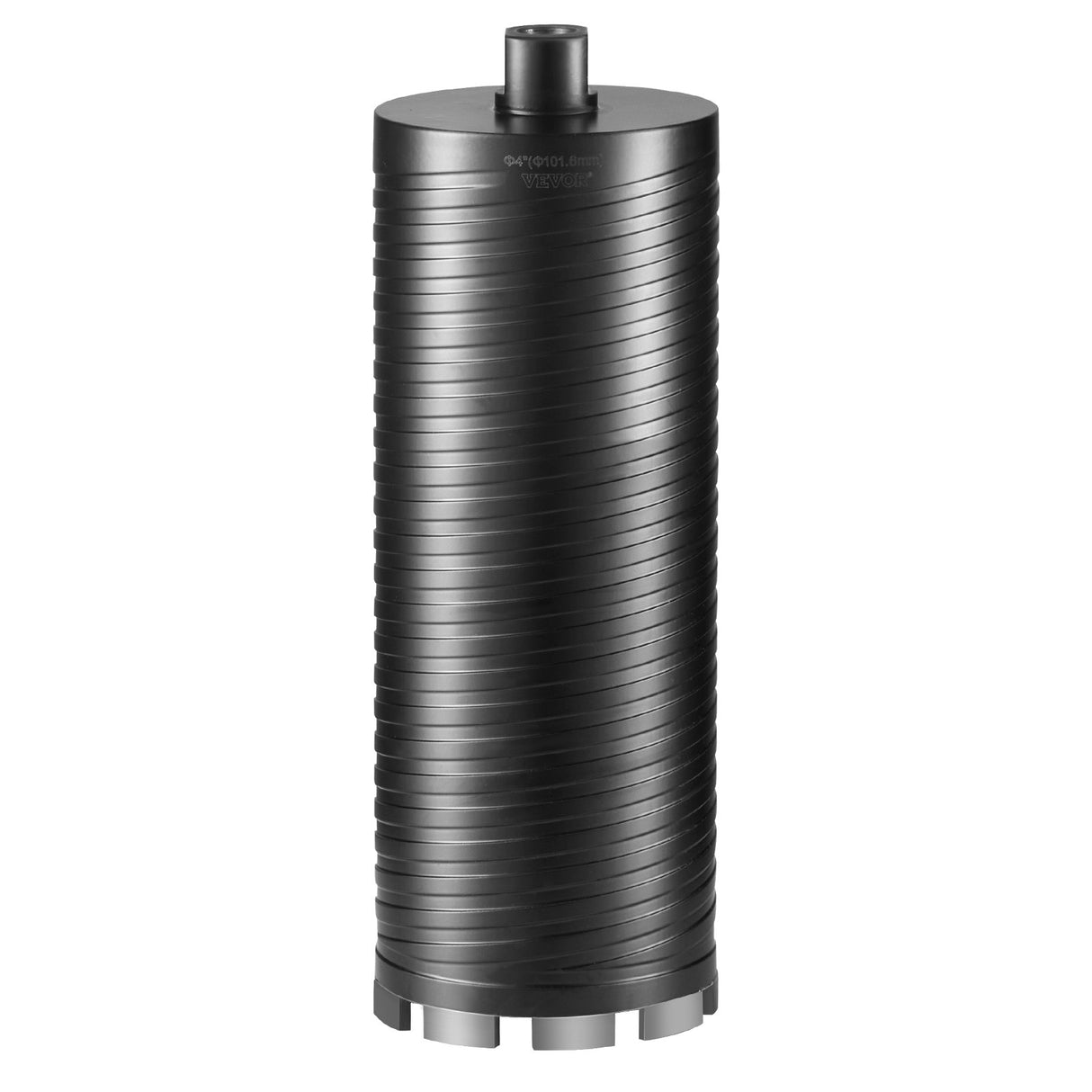 VEVOR Core Drill Bit, 4" Wet/Dry Diamond Core Drill Bits for Brick and Block, Concrete Core Drill Bit with Pilot Bit Adapter and Saw Blade, 9.5"