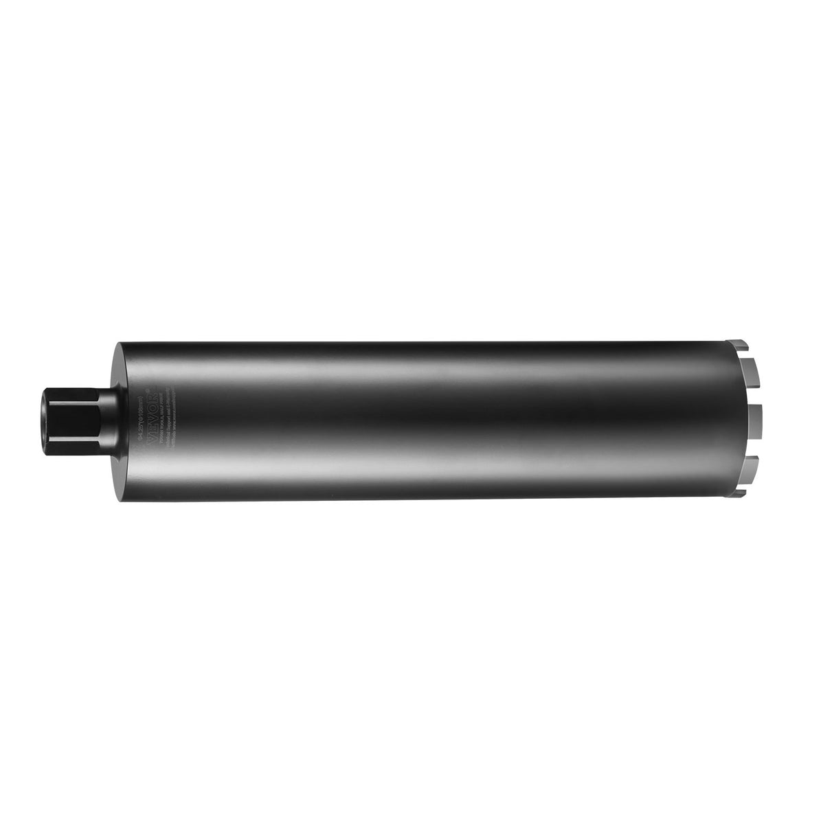 VEVOR Core Drill Bit, 4.25" Wet Diamond Core Drill Bits, 14" Drilling Depth Concrete Core Drill Bit with Saw Blade, 1-1/4"-7 Inner Thread, Laser