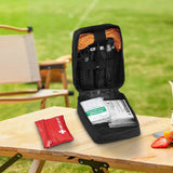 VEVOR Survival First Aid Kit 250 Pieces Emergency Medical Trauma Bag for Camping - Low Angle