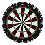 VEVOR Dart Board, High-Grade Self-Healing Sisal Fiber Dartboard with Staple-Free Bullseye, Blade Wire & Rotating Number Ring, 450mm Professional Dartboard for Home Party Game Room (Darts Not Included)