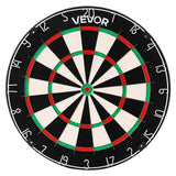 VEVOR Dart Board, High-Grade Self-Healing Sisal Fiber Dartboard with Staple-Free Bullseye, Blade Wire & Rotating Number Ring, 450mm Professional Dartboard for Home Party Game Room (Darts Not Included) - Extra Image
