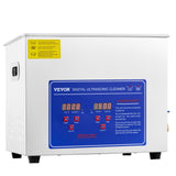 VEVOR Ultrasonic Cleaner 10L Jewelry Cleaning with Digital Timer Ultrasonic Cleaning Machine for Jewellery Rings Watches Eyeglasses Dentures Coins Metal Parts Commercial and Home Use Silver - Extra Image