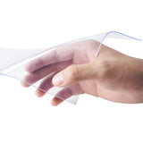 VEVOR Strip Curtain, 5000 cm Length x 20 cm Width x 2 mm Thickness, Clear PVC Smooth Curtain Strip Door Bulk Roll, Plastic Door Strips for Doorways of Supermarket, Garage, Warehouse, Barn, Pet House