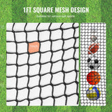 VEVOR 10x10ft Golf Practice Net Indoor Hitting Net for Baseball Hockey Soccer