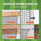 VEVOR 10x10ft Golf Practice Net Indoor Hitting Net for Baseball Hockey Soccer