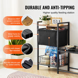 VEVOR Pet Feeding Station with Storage Dog Food & Toy Organizer Raised Dog Bowls - Top-Down View