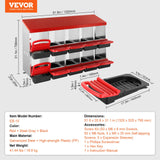 VEVOR 10-Compartment Chicken Nest Box Mental Box with Inclined Nesting Boxes - Close-Up Angle