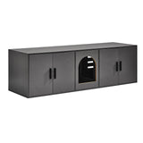 VEVOR Cat Litter Box Enclosure Wooden Litter Box Furniture Hidden 57.9