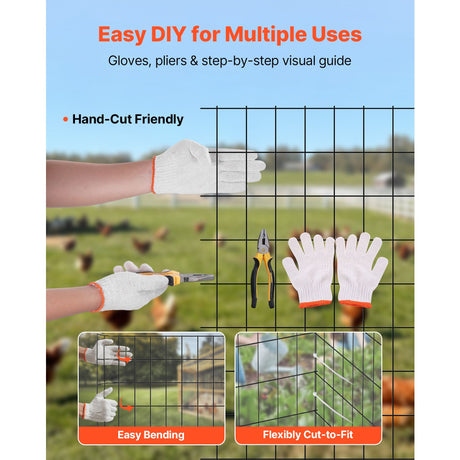 Hardware Cloth 91cm x 7.62m, 2 x 3 in Mesh 16 Gauge Galvanized Wire Mesh Roll, Weather-Resistant Vinyl Coated, image 6