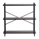 VEVOR Metal Bookshelf Rustic Bookshelf 3-Tier for Living room Bedroom & Office - Extra Image