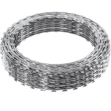 VEVOR Razor Wire Razor Barbed Wire 147ft 3Rolls Razor Wire Fencing Double Spiral - Extra Image