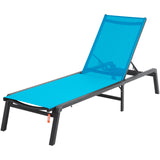 VEVOR Chaise Lounge Chair Outdoor Patio Lounge Chair Adjustable 5-Position 2 pcs - Extra Image
