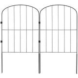 VEVOR Garden Fence, No Dig Fence 61 x 33 cm Animal Barrier Fence, Underground Decorative Garden Fencing with 5.08 cm Spike Spacing, Metal Dog Fence for the Yard and Outdoor Patio, 28 Pack - Extra Image