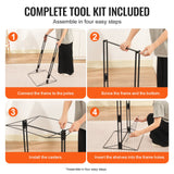 VEVOR Art Drying Rack 50 Removable Shelves Painting Drying Rack for Classroom - 45-Degree Angle