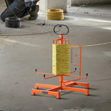 VEVOR Cable Dispenser Floor Stud Mounted Portable Electrical Industrial Retail - Low Angle