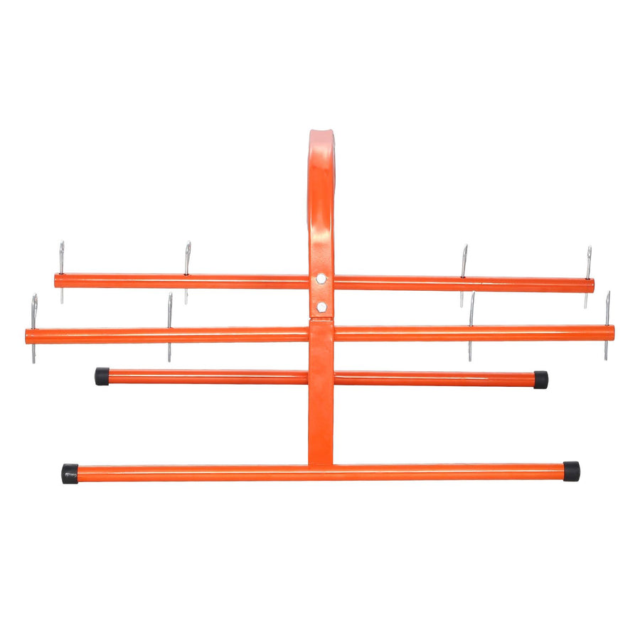 Wire Spool Rack, 100 lbs Capacity, Smart Hand Caddy, Heavy-Duty Steel Wire Dispenser Holder for Up to 8 Spools, MAX 9.45 in Diameter, Easy Lift Design for Electrical Industrial and Retail Use