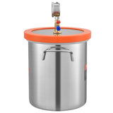 VEVOR 5 Gallon Vacuum Chamber, Upgraded Tempered Glass Lid Vacuum Degassing Chamber, 304 Stainless Steel Chamber, for Stabilizing Wood, Resin Degassing, Silicone Degassing and Plaster Degassing - Extra Image