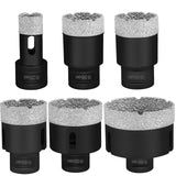 VEVOR Diamond Drill Bits 6PCS Diamond Hole Saw 20/35/40/50/55/68mm Tile Hole Saw Kit Vacuum Brazed D