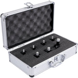 VEVOR Diamond Drill Bits 7PCS Diamond Hole Saw 6/6/8/8/10/12/14mm Tile Hole Saw Kit Vacuum Brazed Diamond Drill Bit 0.59in/15mm Segment Tile Hole Saw w Storage Case for Tile Ceramic Porcelain Marble - Extra Image