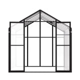 VEVOR Polycarbonate Greenhouse 8 x 12 Ft Outdoor Walk-in Greenhouse for Garden