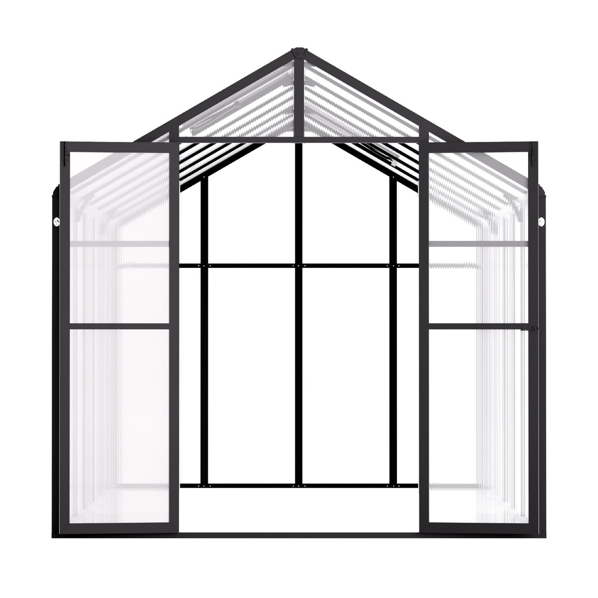 VEVOR Polycarbonate Greenhouse 8 x 14 Ft Outdoor Walk-in Greenhouse for Garden