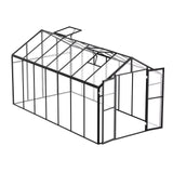 VEVOR Polycarbonate Greenhouse 8 x 14 Ft Outdoor Walk-in Greenhouse for Garden