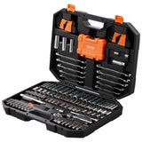VEVOR Mechanics Tool Set and Socket Set 1/4in 3/8in Drive 145 Pcs SAE and Metric - Extra Image