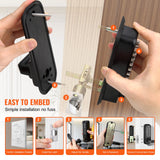 VEVOR Mechanical Keyless Entry Door Lock 14 Digit Keypad and Handle Embedded - 45-Degree Angle