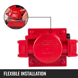 VEVOR Mechanical Fuel Meter 20 GPM Fuel Flow Meter 3-Digital Batch Display Fuel Transfer Meter 2.54 cm Diesel Fuel Flow Meter All Fuel Transfer Pumps