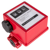 VEVOR Mechanical Fuel Meter 20 GPM Fuel Flow Meter 3-Digital Batch Display Fuel Transfer Meter 2.54 cm Diesel Fuel Flow Meter All Fuel Transfer Pumps