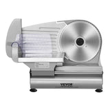 VEVOR Meat Slicer, 180W Electric Deli Food Slicer with 7.5" SUS420 Stainless Steel Blade and Blade Guard, 0 - 0.6 inch Adjustable Thickness for Home