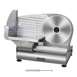 VEVOR Meat Slicer, 180W Electric Deli Food Slicer with 7.5" SUS420 Stainless Steel Blade and Blade Guard, 0 - 0.6 inch Adjustable Thickness for Home