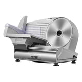 VEVOR Meat Slicer, 180W Electric Deli Food Slicer with 7.5" SUS420 Stainless Steel Blade and Blade Guard, 0 - 0.6 inch Adjustable Thickness for Home