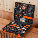 VEVOR Tool Kit 216 Piece General Household Hand Tool Set with Portable Tool Case - Low Angle