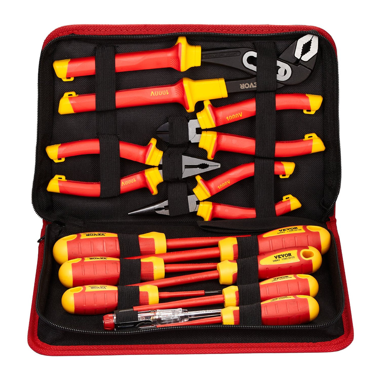 VEVOR Insulated Screwdriver Set?12-Piece Insulated Tool Set?for Electricians