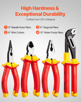 VEVOR Insulated Screwdriver Set?12-Piece Insulated Tool Set?for Electricians - Side View