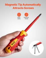 VEVOR Insulated Screwdriver Set?12-Piece Insulated Tool Set?for Electricians