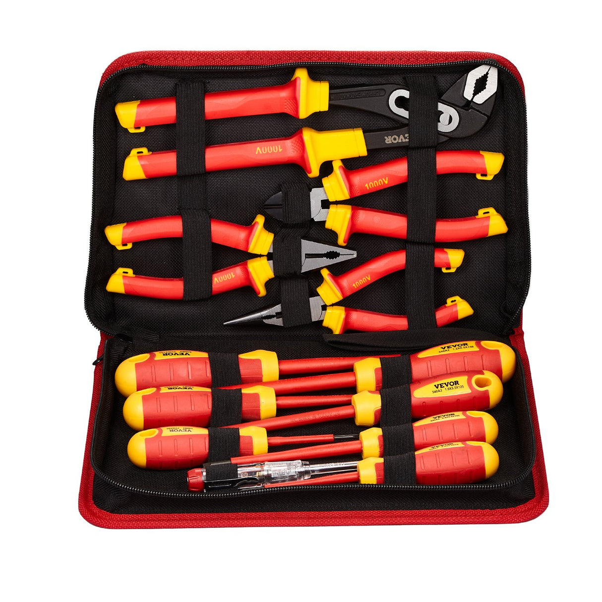 VEVOR Insulated Screwdriver Set?12-Piece Insulated Tool Set?for Electricians