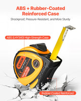 VEVOR Tape Measure 7620mm Retractable Imperial Metric for Decoration - Front View