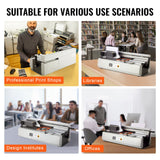 Thermal Binding Machine, 400 Sheets Capacity Hot Glue Binding Machine, Thermal Book Binder 40mm Binding Thickness A3(Short Edge)/A4/A5 Document